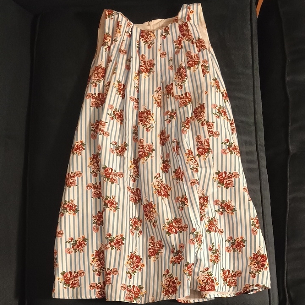 Chasing Fireflies Floral Striped Kids Dress